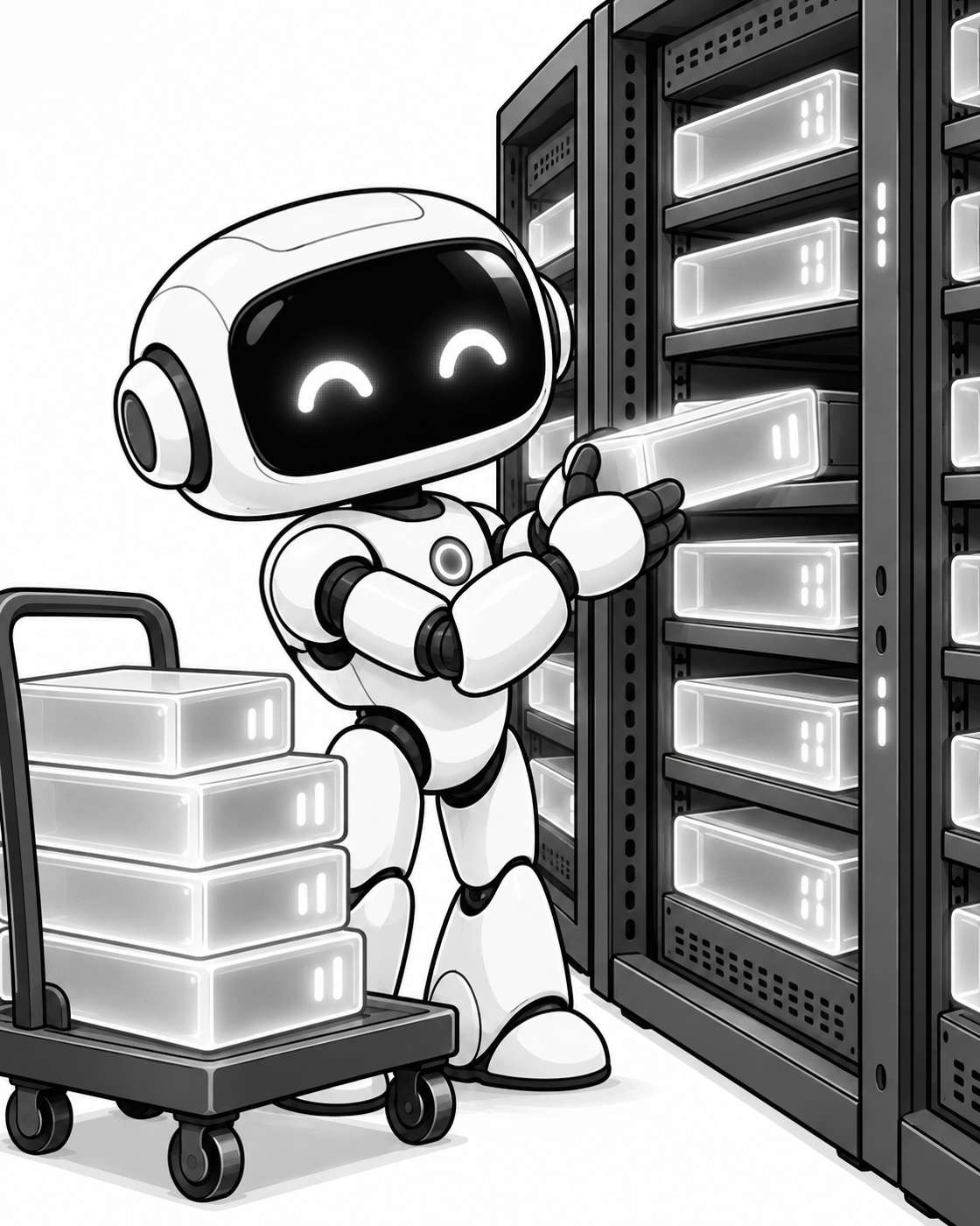 Minh họa Meta Rebalancer phân bổ tài nguyên và cân bằng tải máy chủ